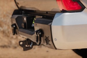 Toyota Tundra Rear Bumper - DV8 Offroad - Spec Series, Mid-Width, Steel - Black - `22-`26